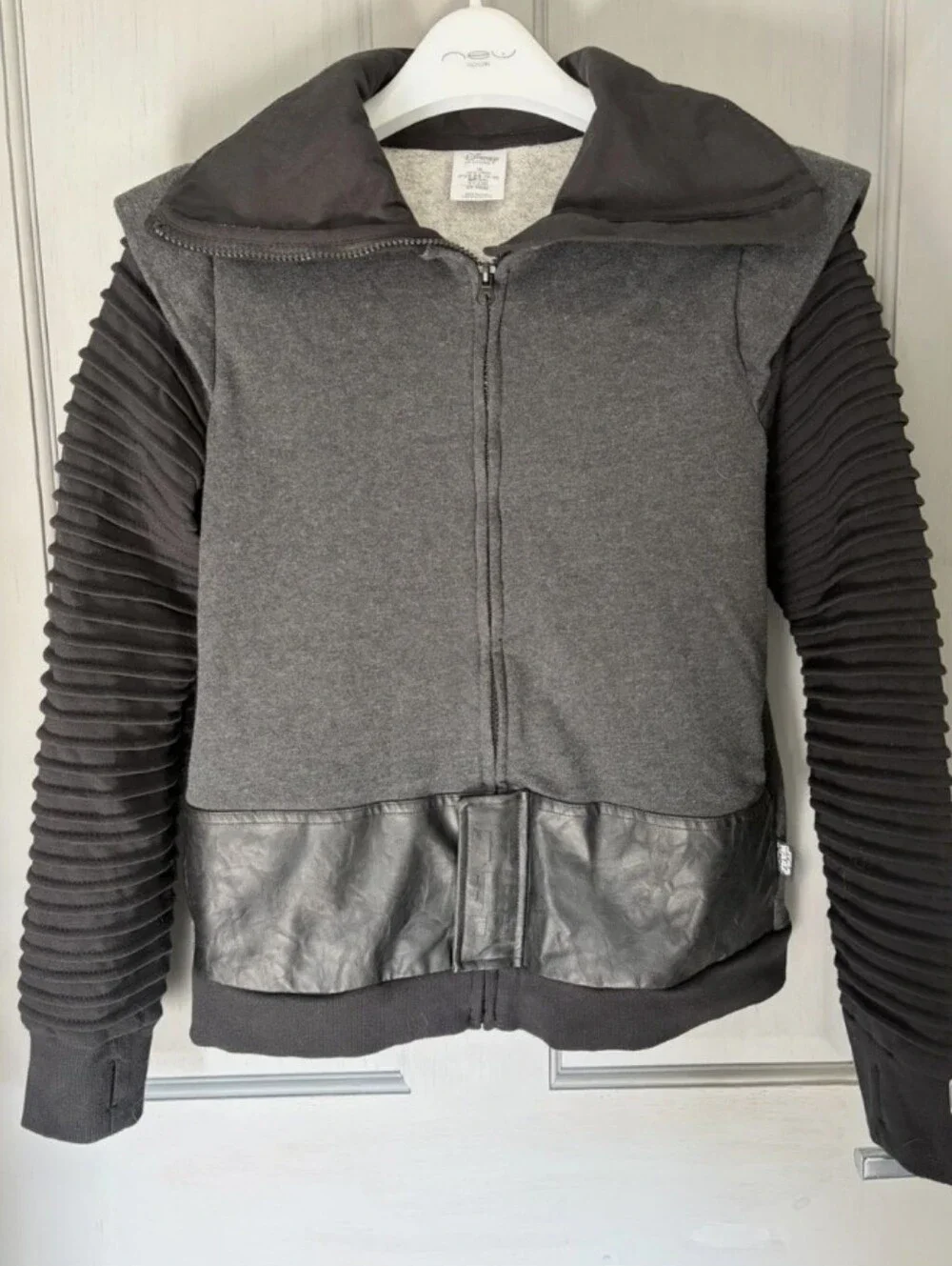 Disney Store Star Wars Kylo Ren Kids Black & Charcoal Mixed-Media Jacket
